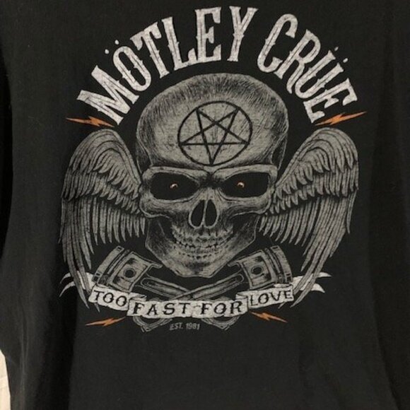 MOTLEY CRU MENS BAND TEE (XL) - Picture 2 of 4